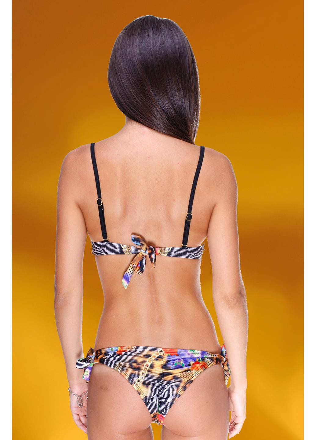 Комбинированный демисезонный купальник раздельный Katrin