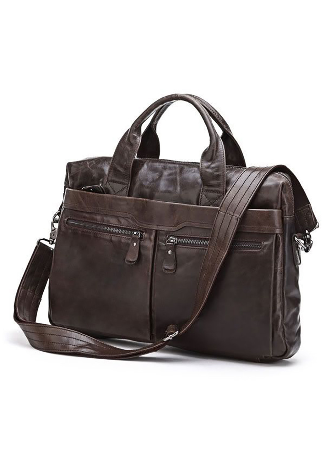 Мужская кожаная сумка 39,5х29х9 см Vintage (229460392)