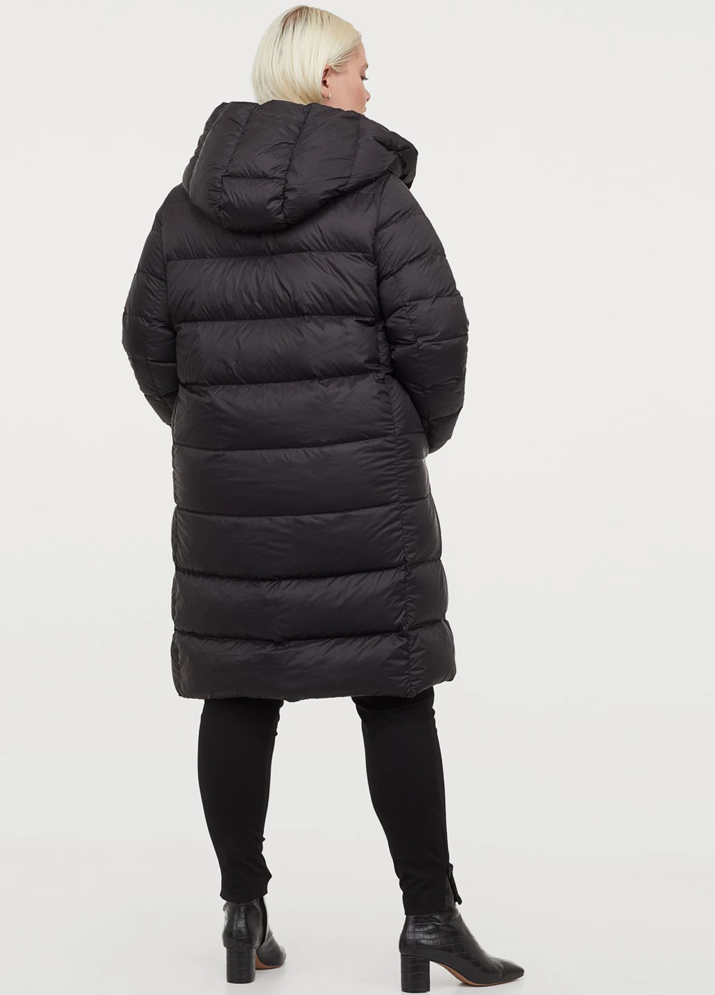 Чорний демісезонний Пуховик H&M