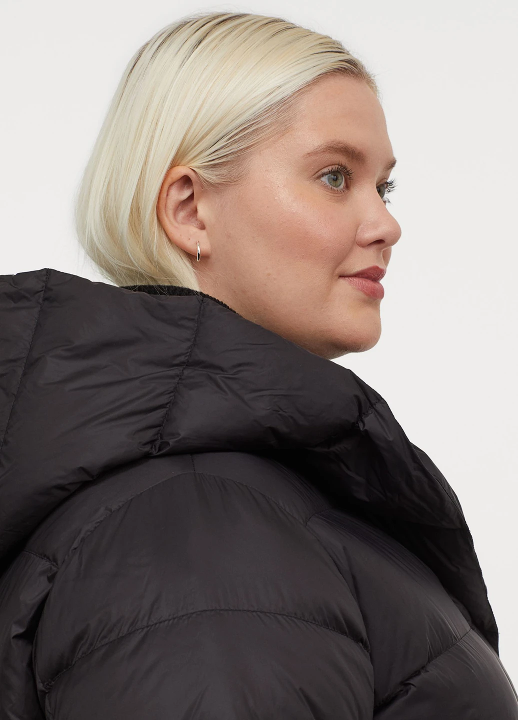 Чорний демісезонний Пуховик H&M