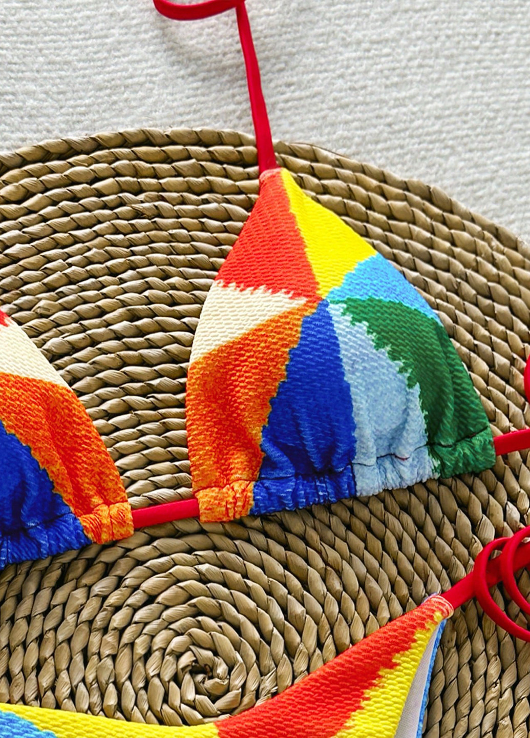 Комбінований літній купальник (ліф, трусики) бікіні, роздільний SHEIN