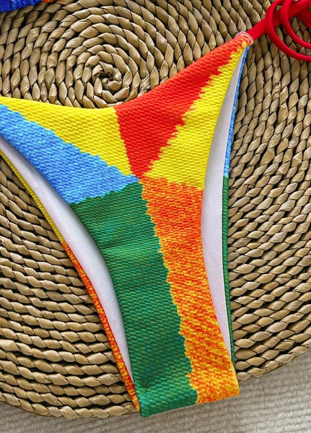 Комбінований літній купальник (ліф, трусики) бікіні, роздільний SHEIN