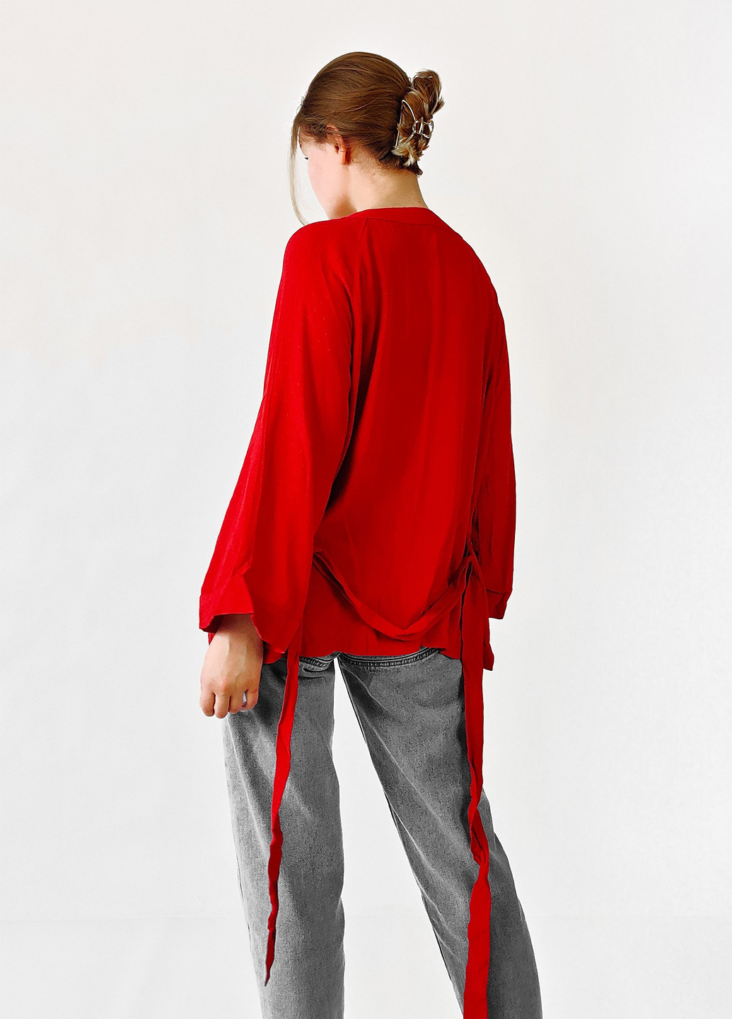 Яскраво-червона літня блуза Monki