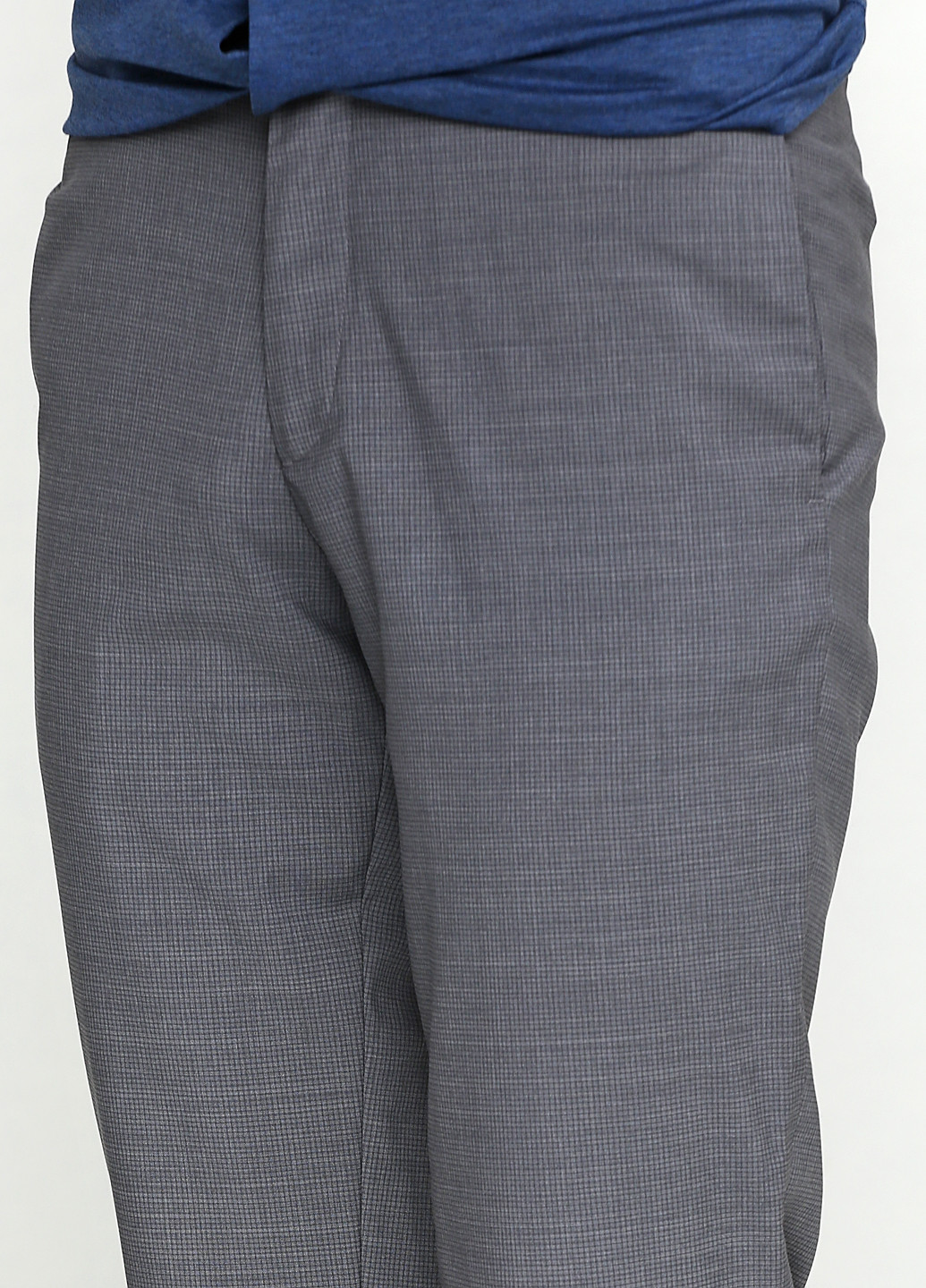 Серые кэжуал демисезонные со средней талией брюки Cos