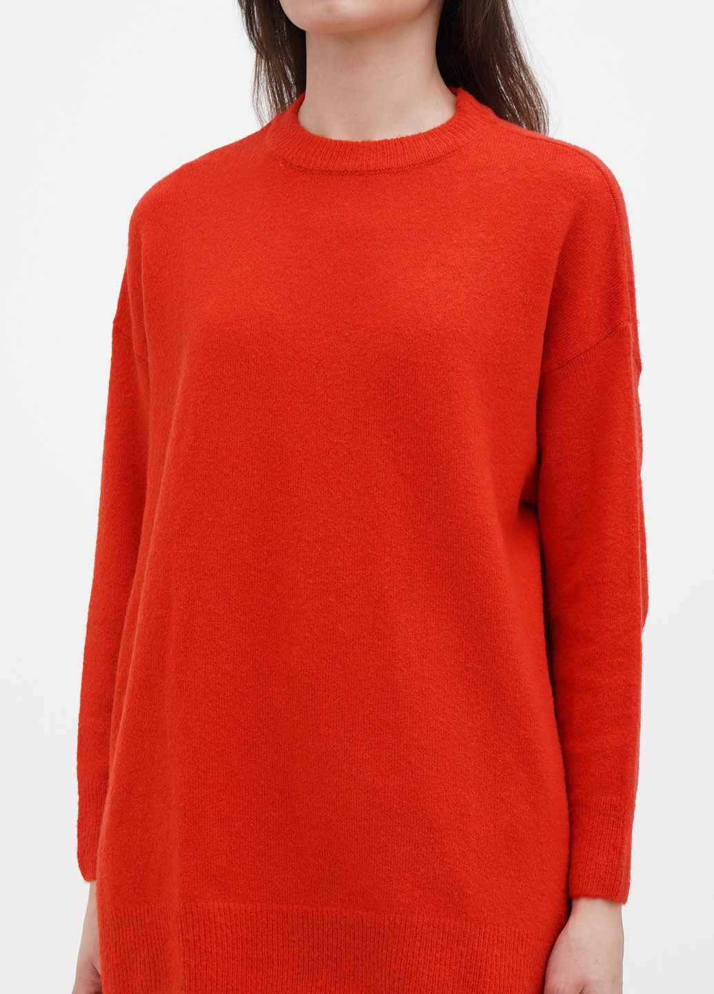 Красный демисезонный свитер джемпер Terranova