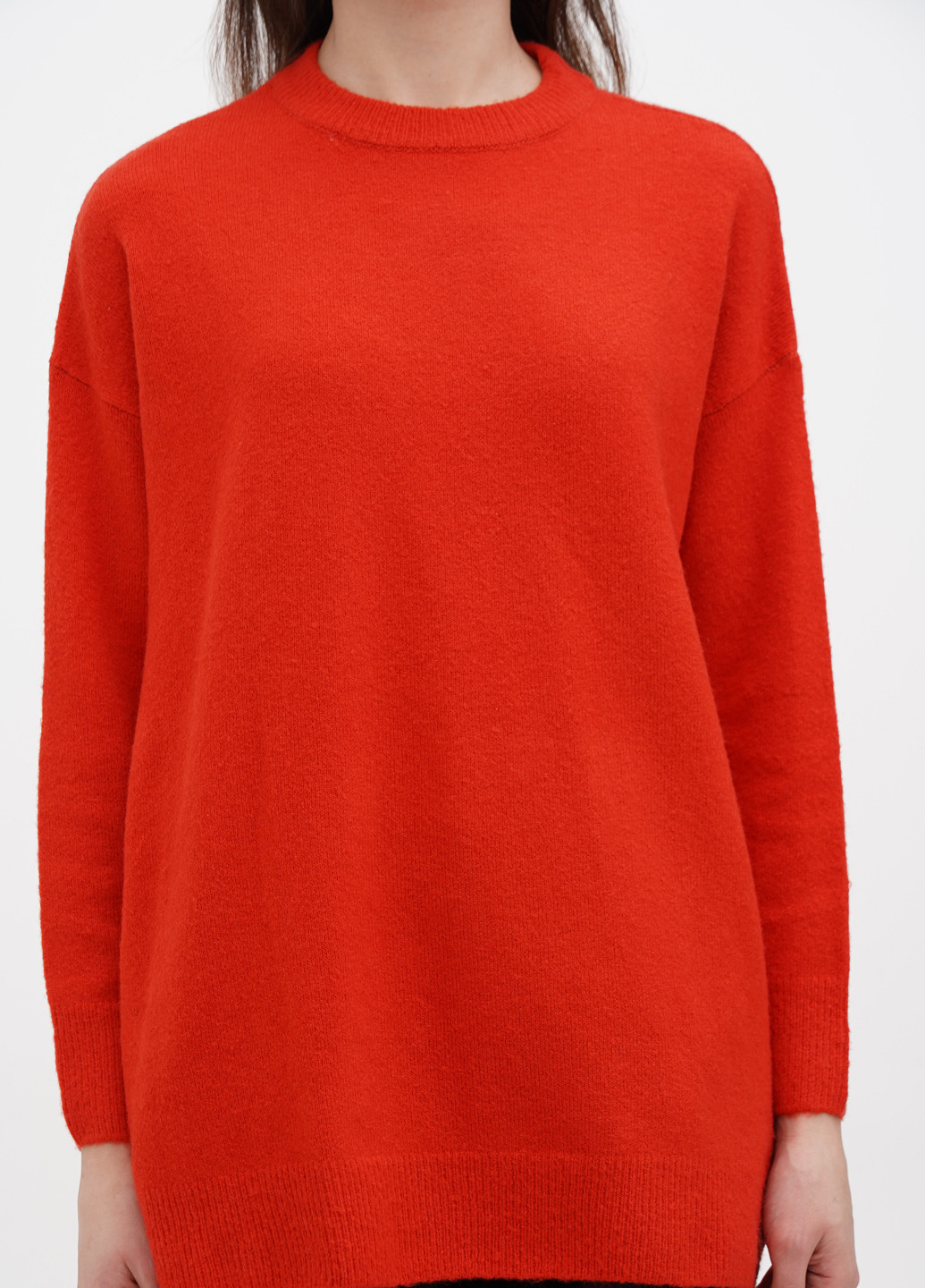 Красный демисезонный свитер джемпер Terranova
