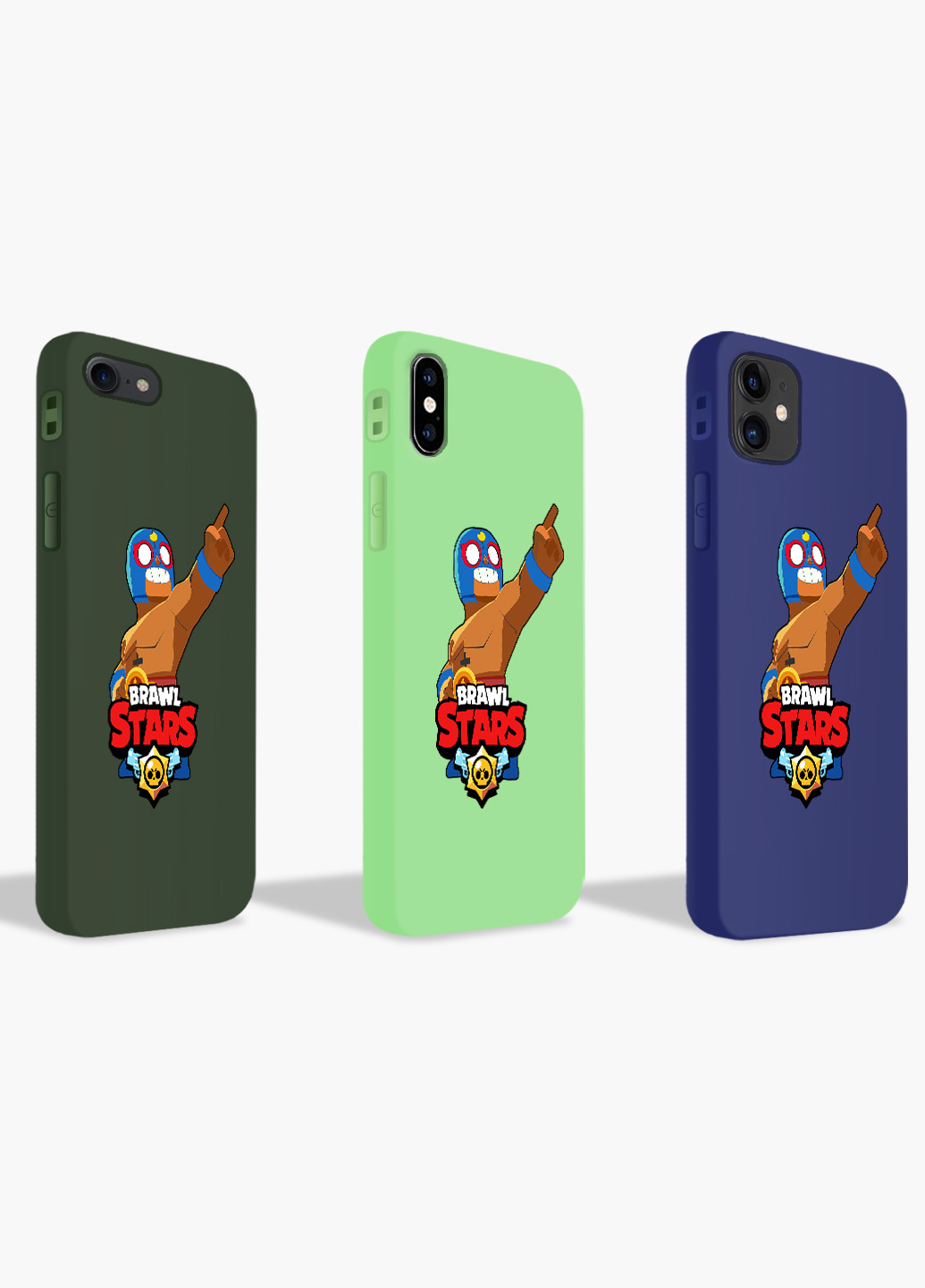 Чехол силиконовый Apple Iphone Xs Max Эль Примо Бравл Старс (El Primo Brawl Stars) (8226-1011) MobiPrint (219284606)