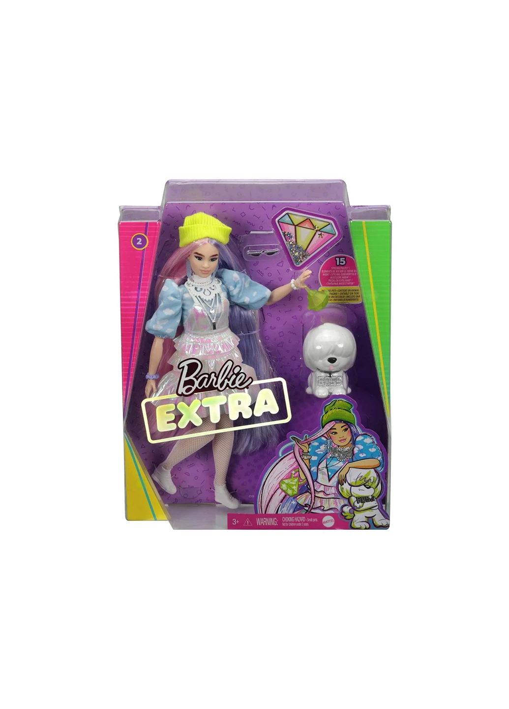 Лялька "Екстра" в салатовій шапочці Barbie GVR05 (255292519)
