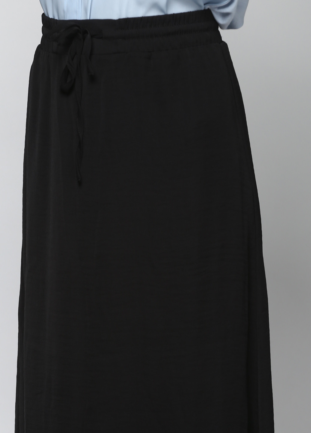 Черная кэжуал однотонная юбка Vila макси