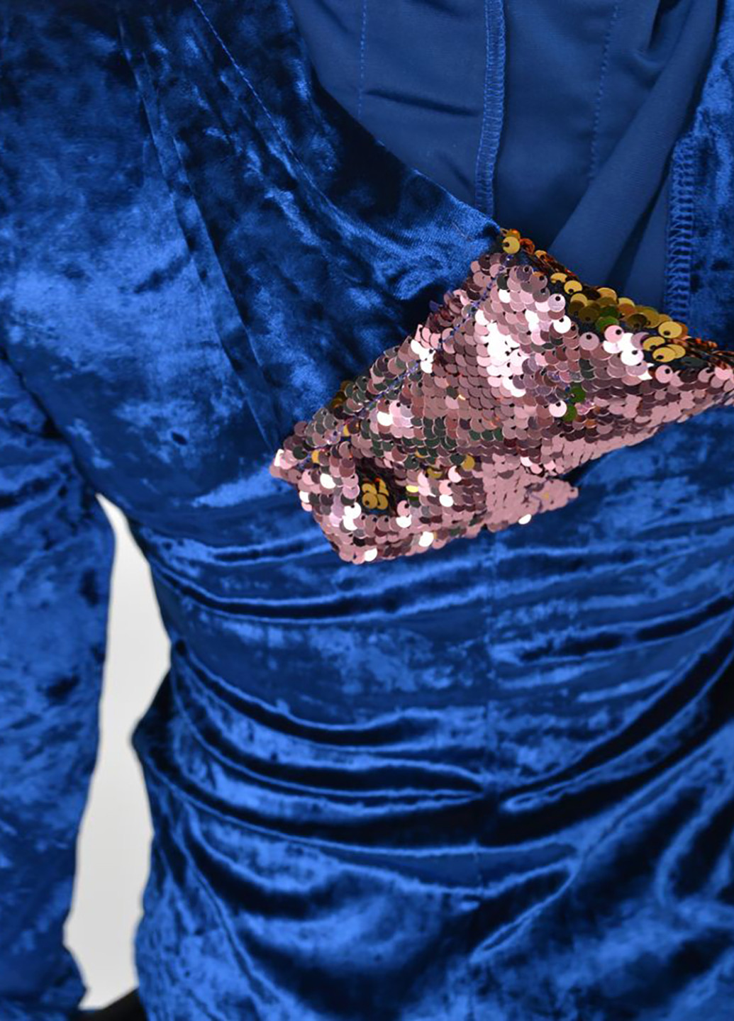 Синее кэжуал платье Ager однотонное