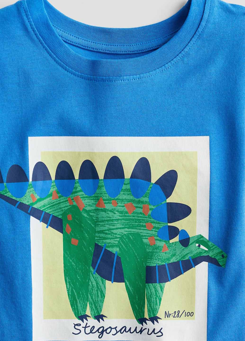 Синя літня футболка H&M