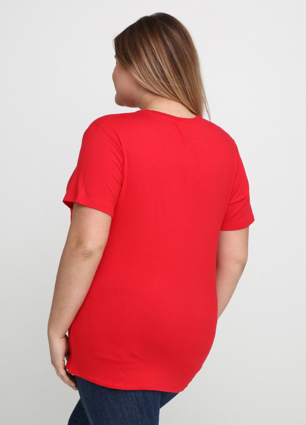 Червона літня футболка Bir Kim