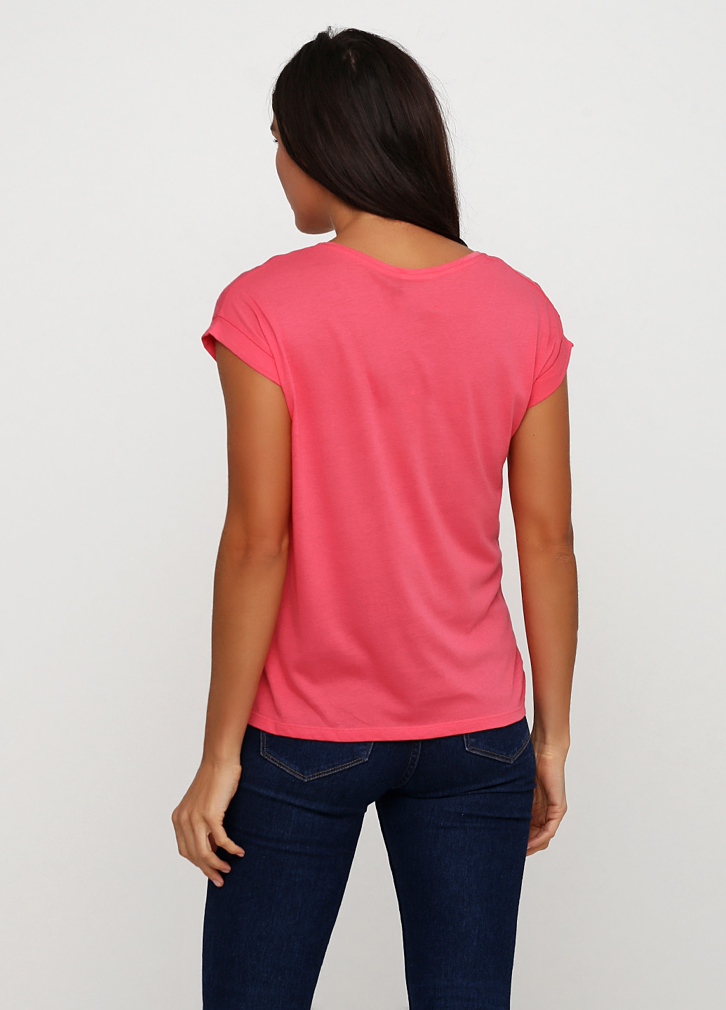 Розовая летняя футболка Kookai