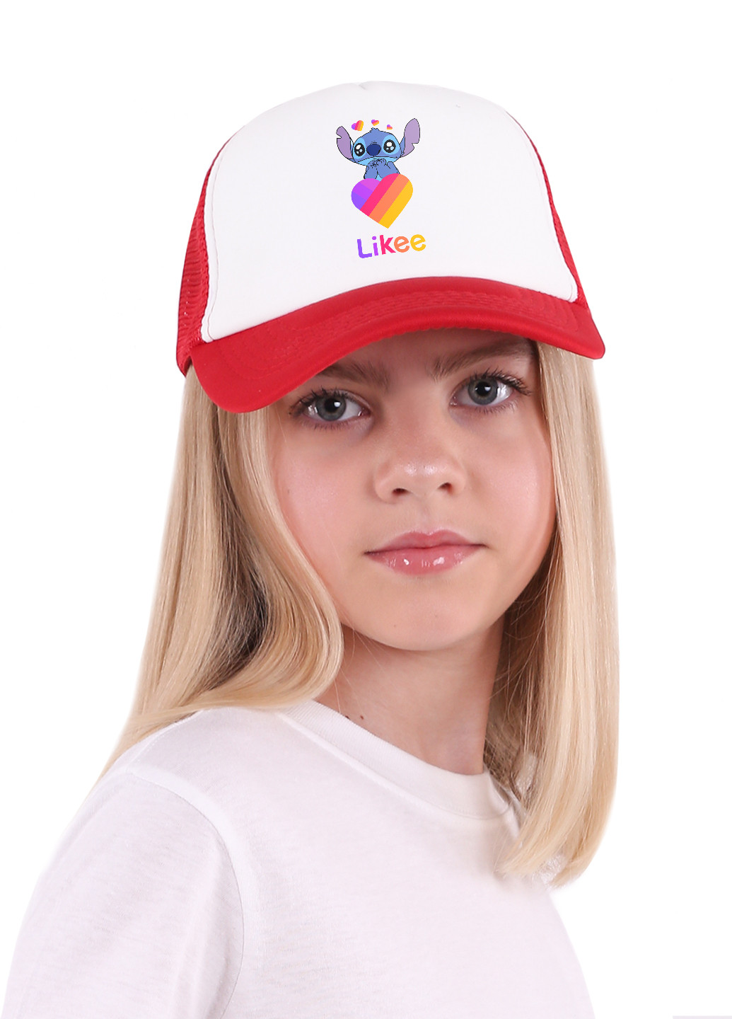 Кепка Тракер детская Стич Лайки (Stitch Likee) (33404-1596) MobiPrint (220824419)