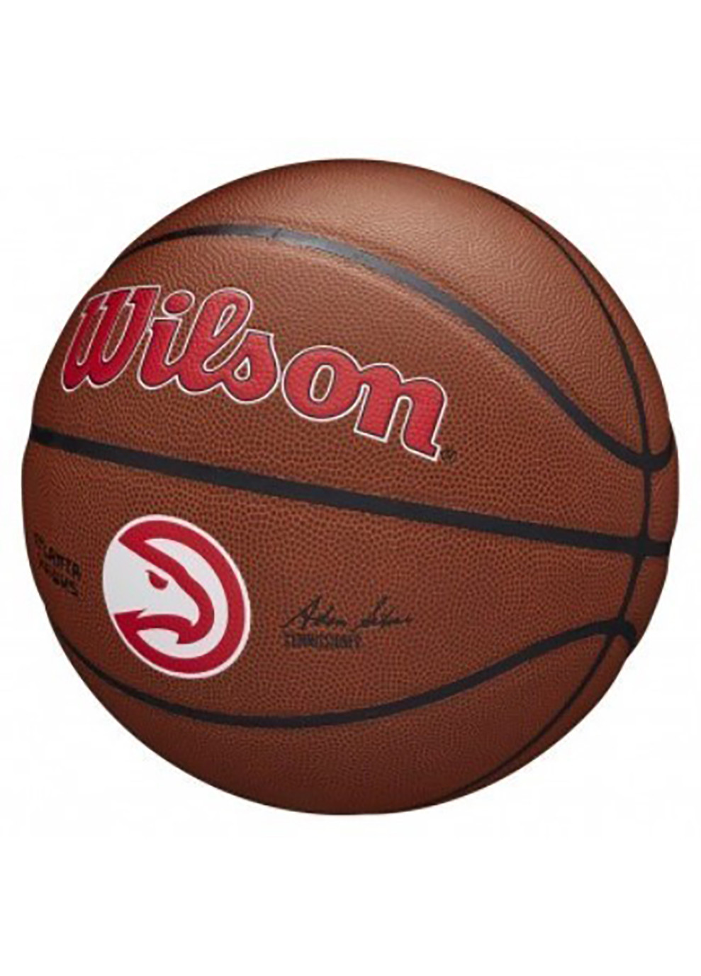 Мяч баскетбольный NBA Team Alliance Bskt Atl Hawks размер 7 Amber (WTB3100XBATL) Wilson (253677676)