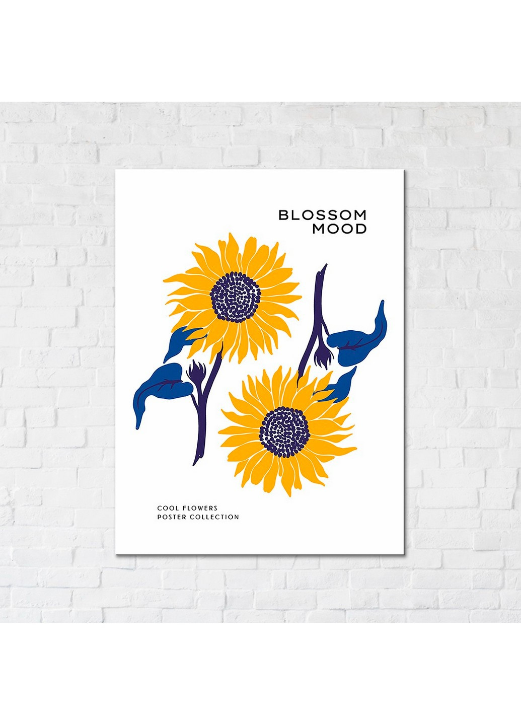 Картина-постер цветы солнца 30х40 см Brushme (255373799)