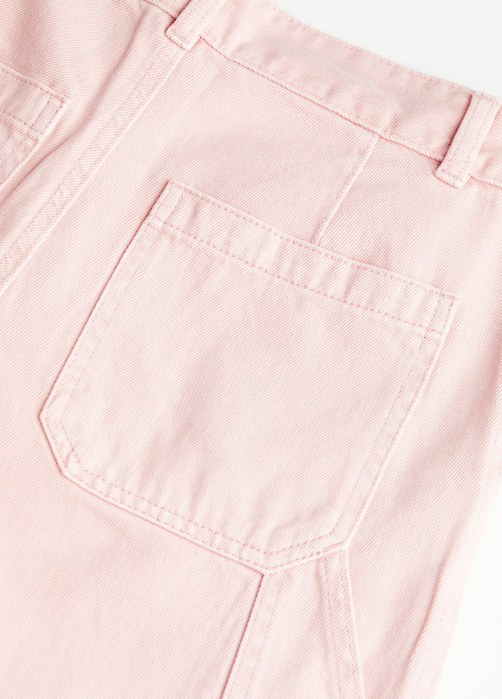 Светло-розовые кэжуал демисезонные карго брюки H&M