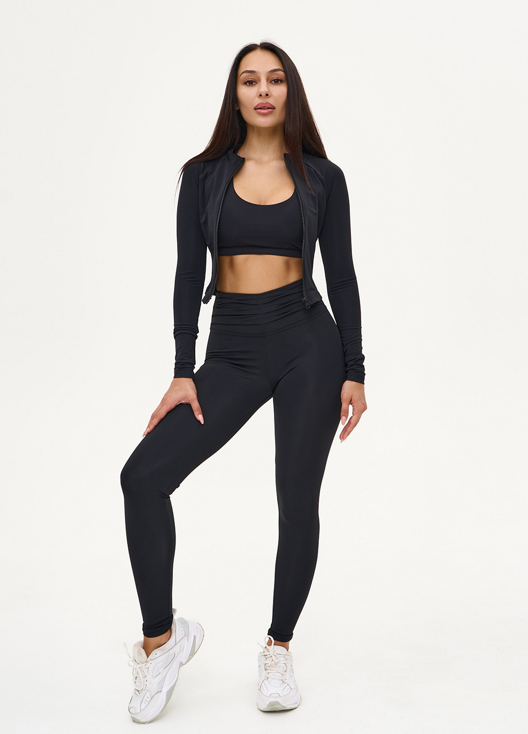 Комплект жіночий спортивний (лосини, топ та кофта) NOVA VEGA (303535015)