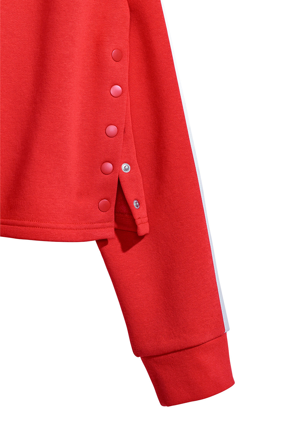 Свитшот H&M - крой красный кэжуал - (83289130)