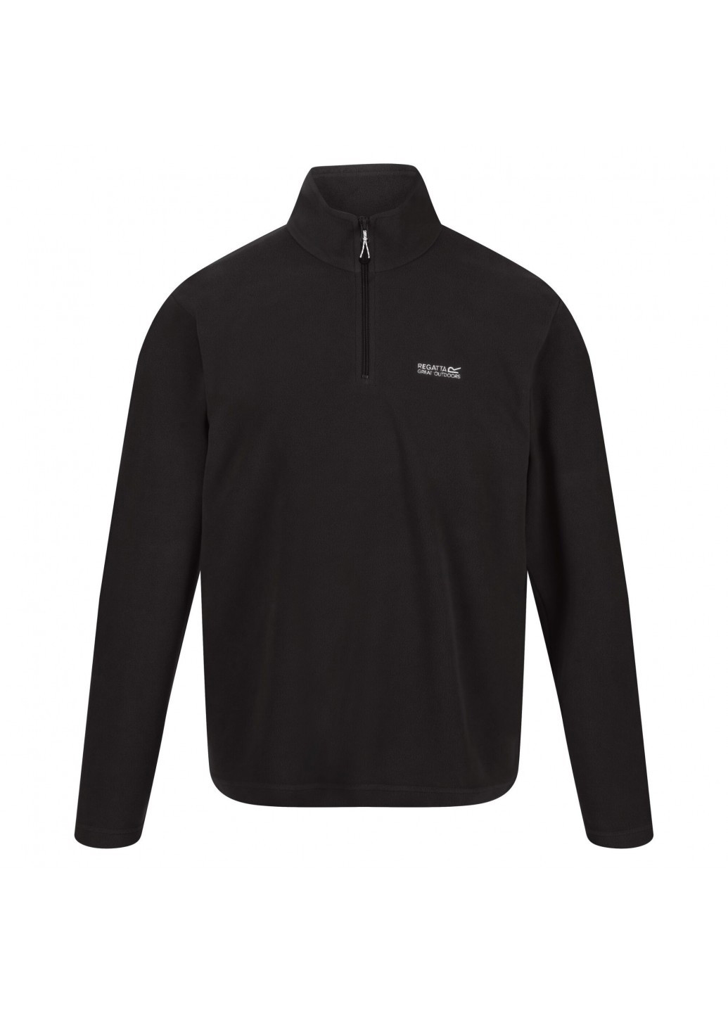 Свитшот Regatta - Прямой крой логотип черный спортивный флис, полиэстер - (254550133)