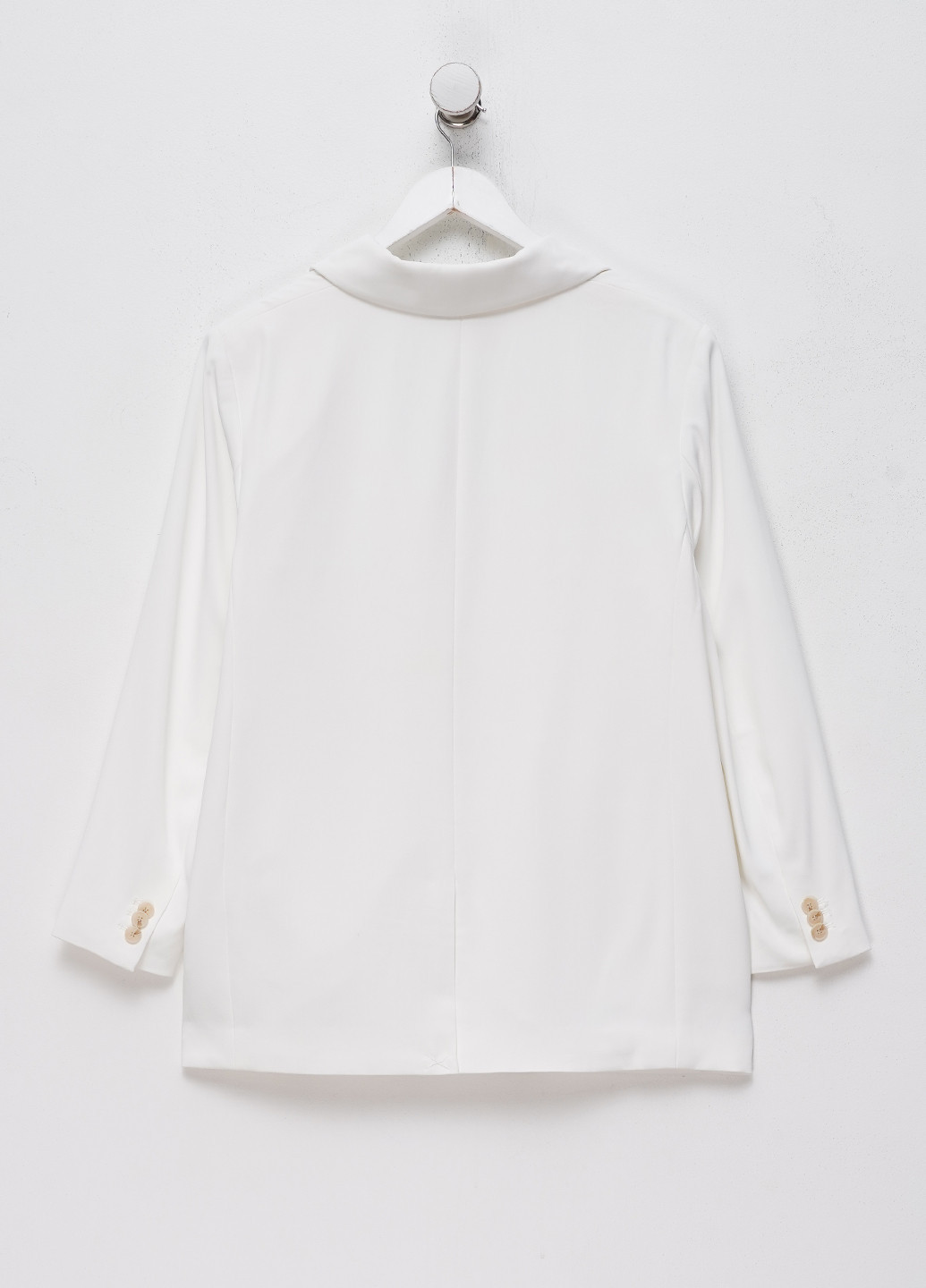 Белый женский жакет H&M однотонный - демисезонный