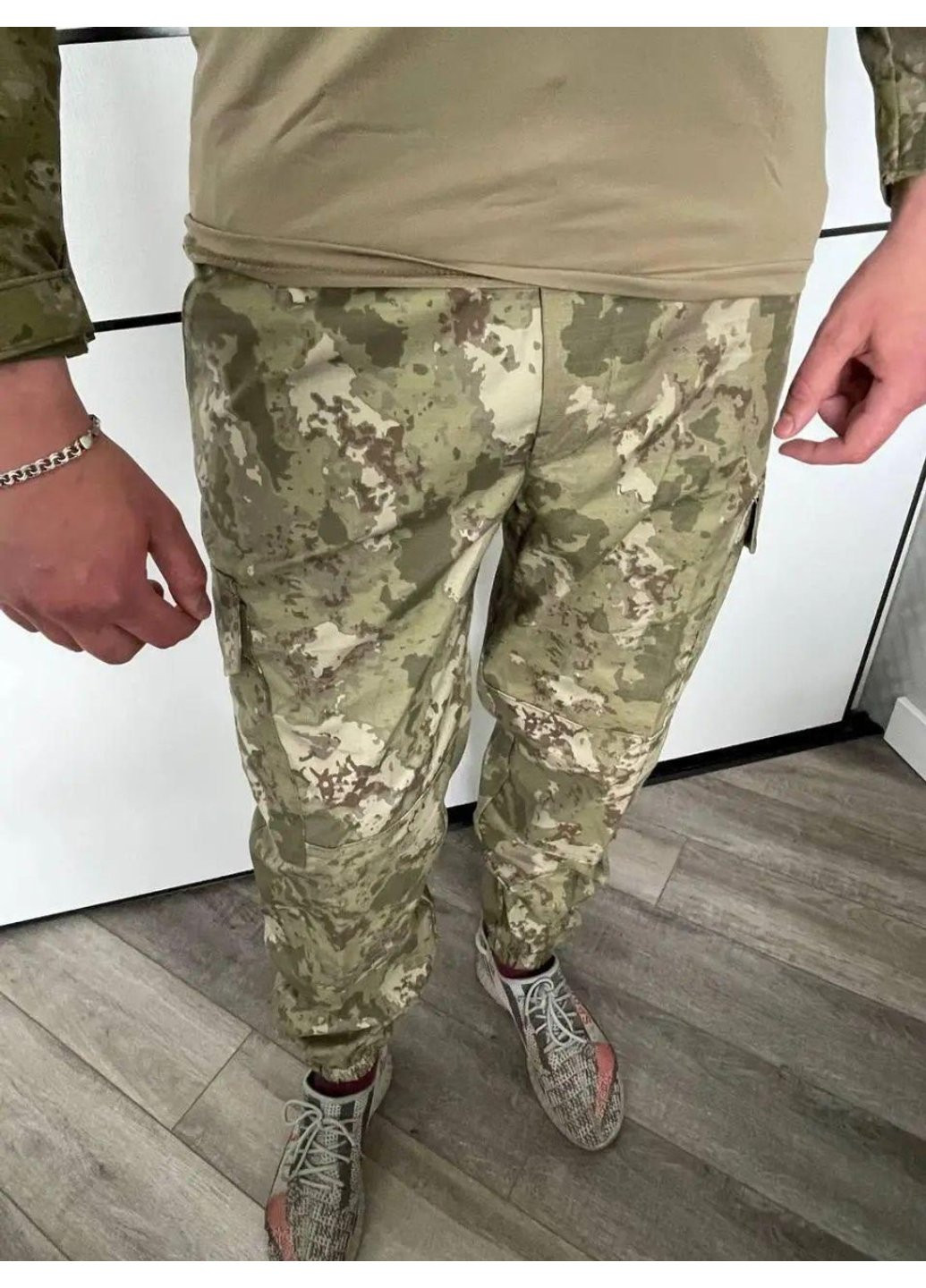 Оливковый (хаки) демисезонный мужской армейский костюм мультикам для всу (зсу) tactical тактическая форма убакс и брюки турция l 6998 Power