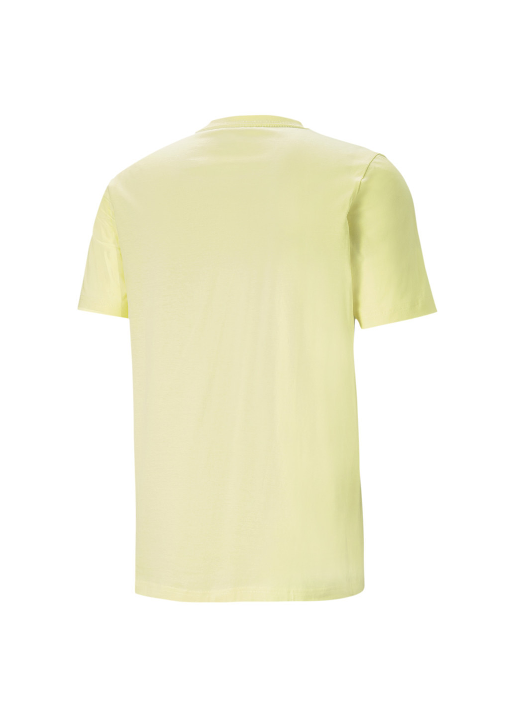 Желтая футболка essentials+ 2 colour logo men's tee Puma