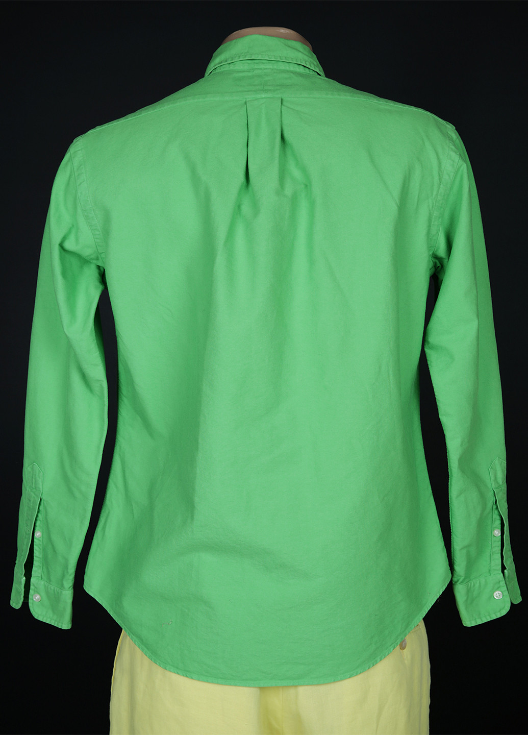 Зеленая кэжуал рубашка однотонная Ralph Lauren