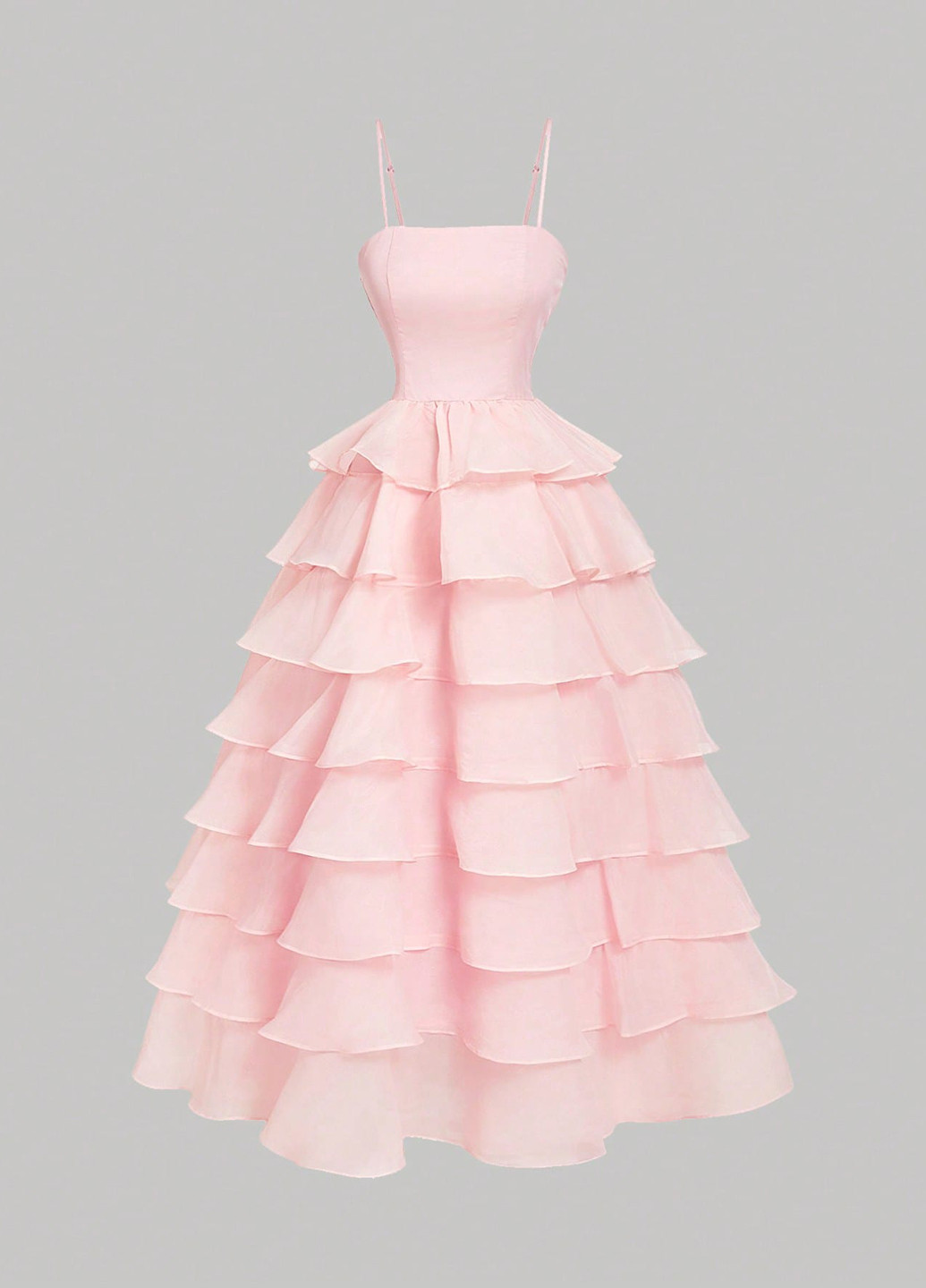 Розовое праздничный, вечернее платье SHEIN однотонное