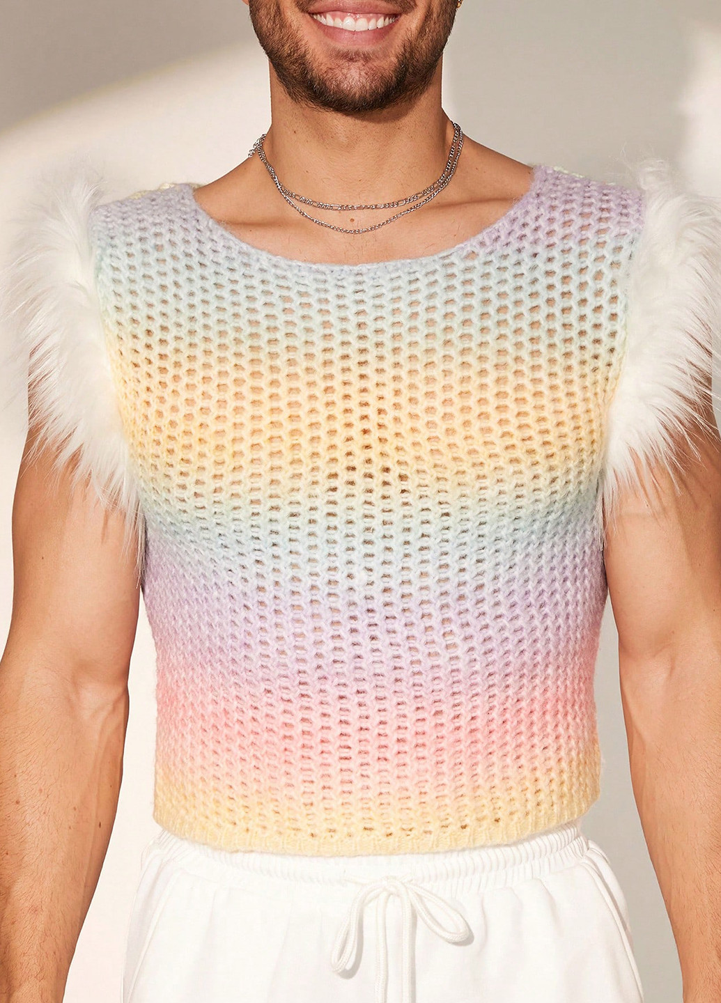 Комбінований літній джемпер джемпер SHEIN