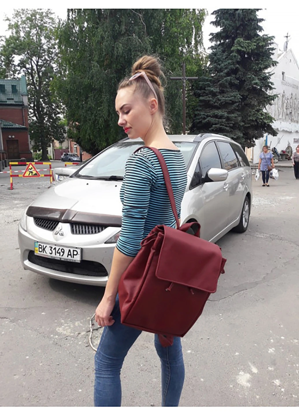 Жіночий рюкзак 34х24х14 см Sambag (252154972)