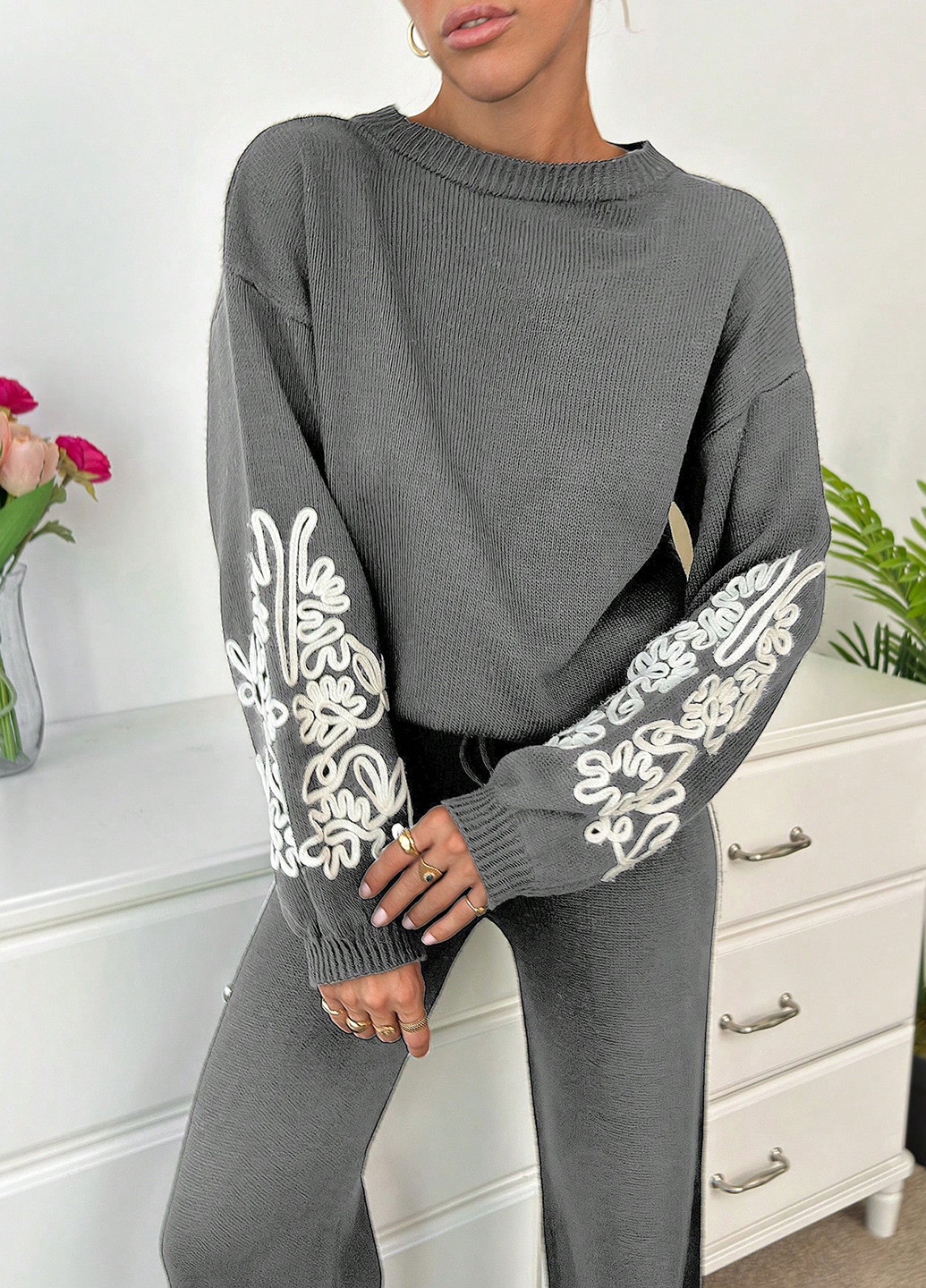 Костюм (джемпер, брюки) SHEIN (342064045)