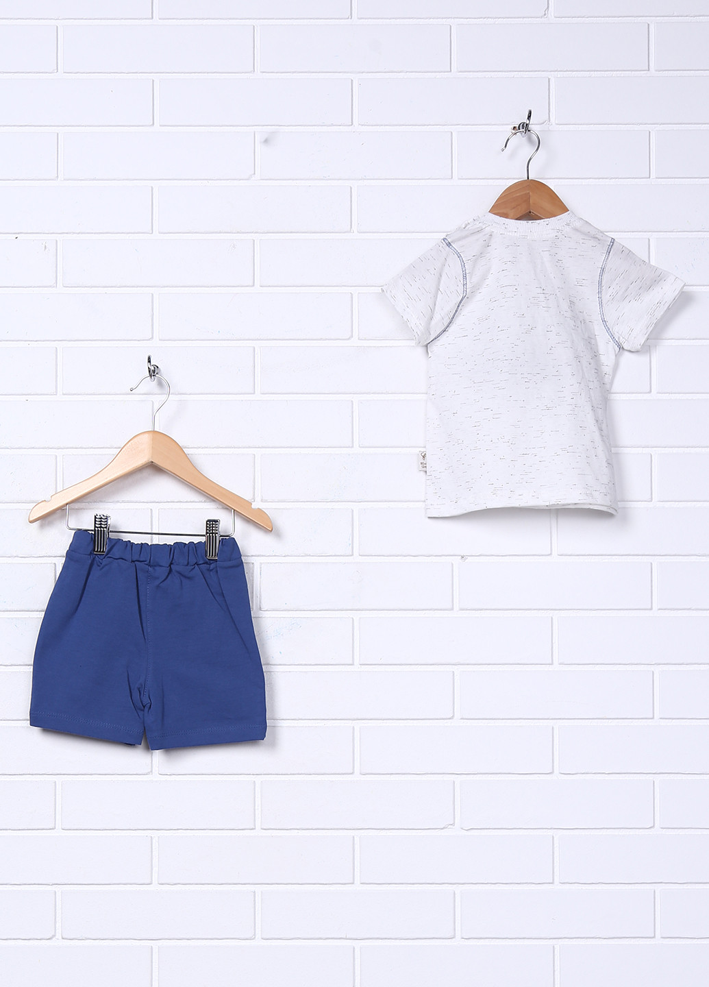 Синий летний комплект (футболка, шорты) Flexi