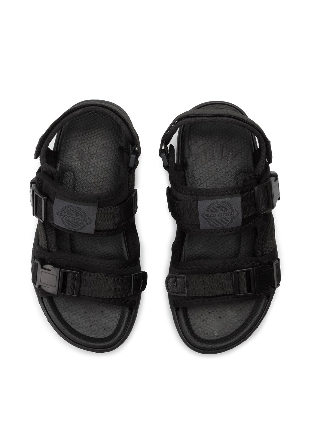 Черные кэжуал сандалі bp4-mb65 Sprandi