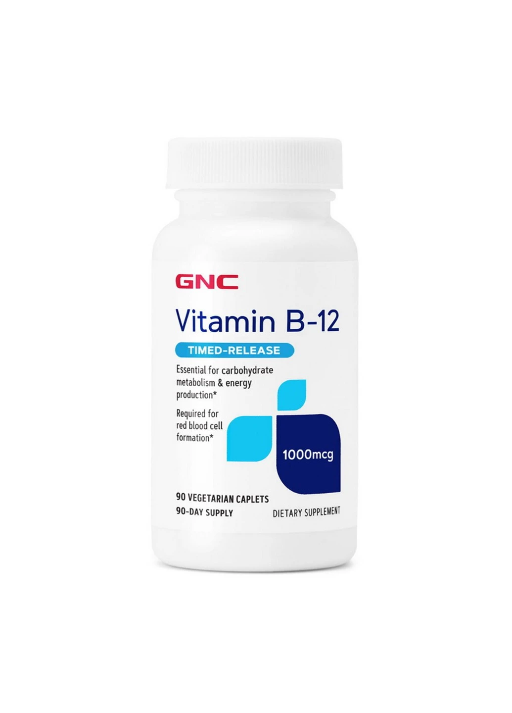 Витамин Б 12 Vitamin B-12 1000 mcg Timed-Release 90 капсул GNC (255407732)