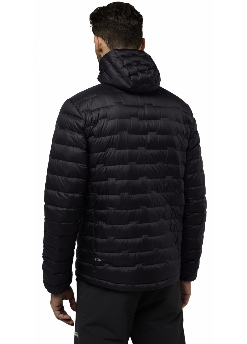 Чорний демісезонний Пуховик Jack Wolfskin