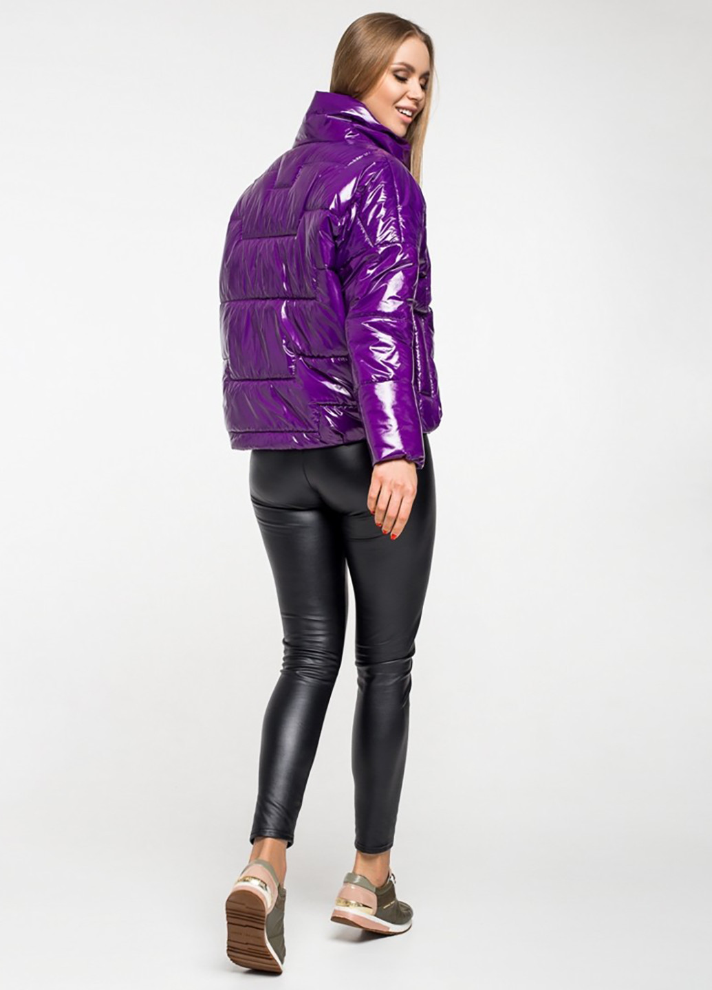 Фиолетовая демисезонная куртка KTL&Kattaleya