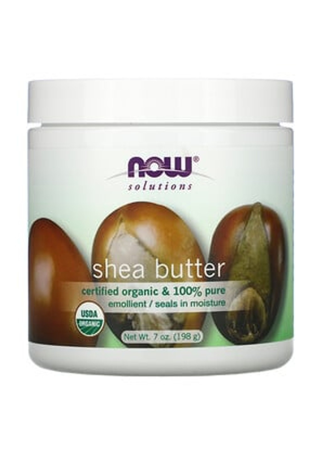 Масло ши Shea Butter 100% 207 грамм Без вкуса Now Foods (255407988)