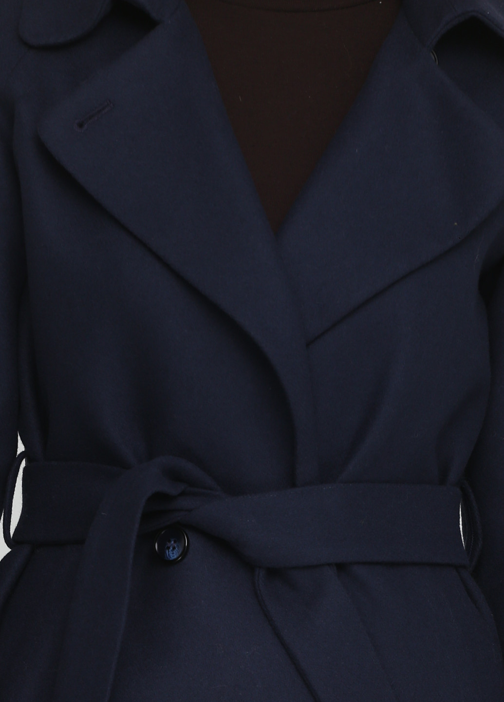 Темно-синее демисезонное Пальто Дана Мода