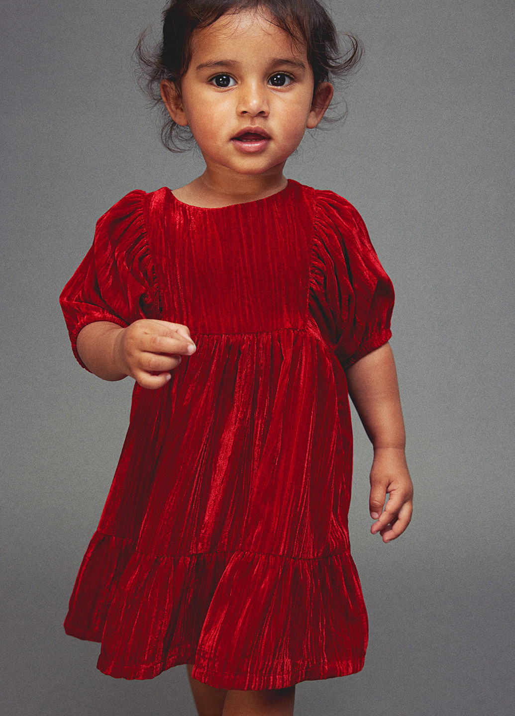 Тёмно-красное платье H&M (366117053)