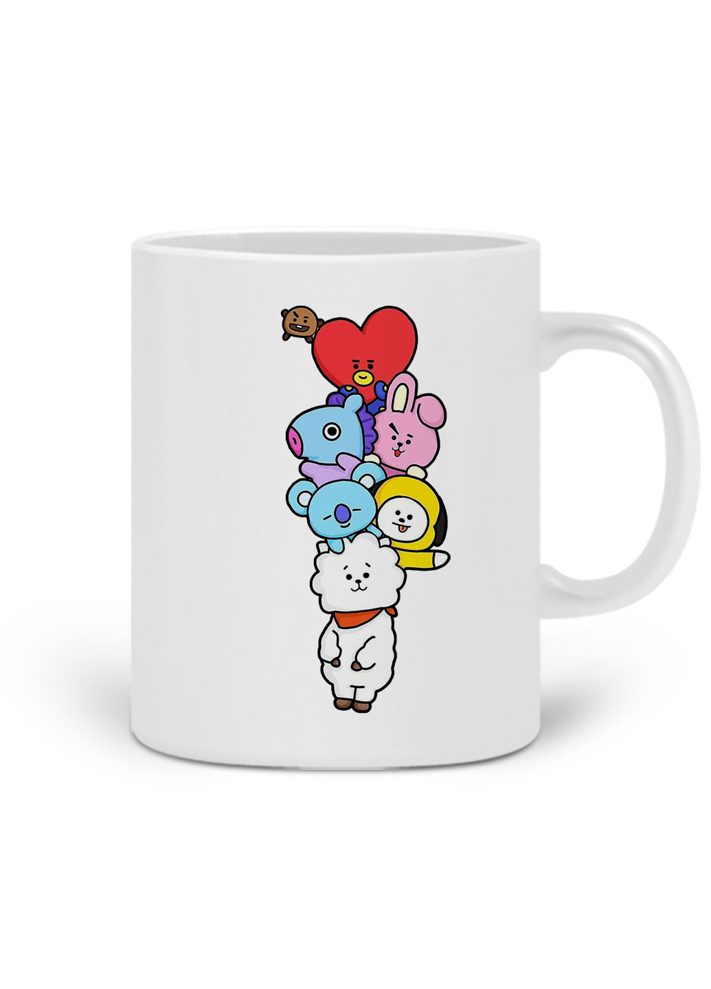 Кружка БТС (BTS) 330 мл горнятко керамічне (20259-1064) MobiPrint (219776197)