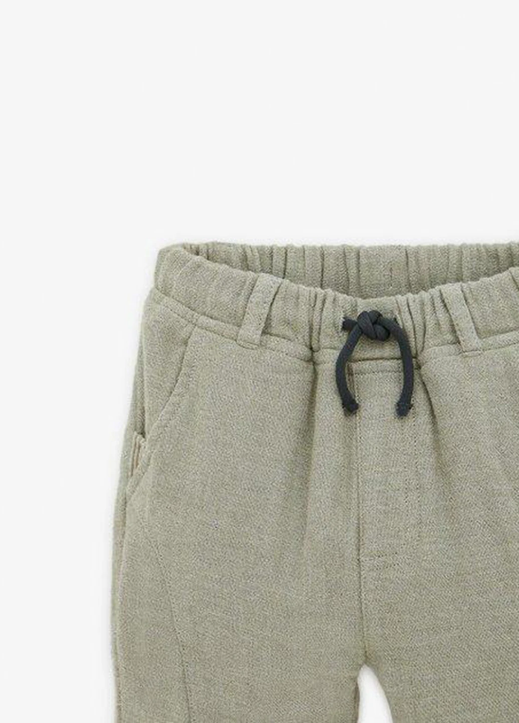 Хаки кэжуал демисезонные брюки зауженные, джоггеры Zara