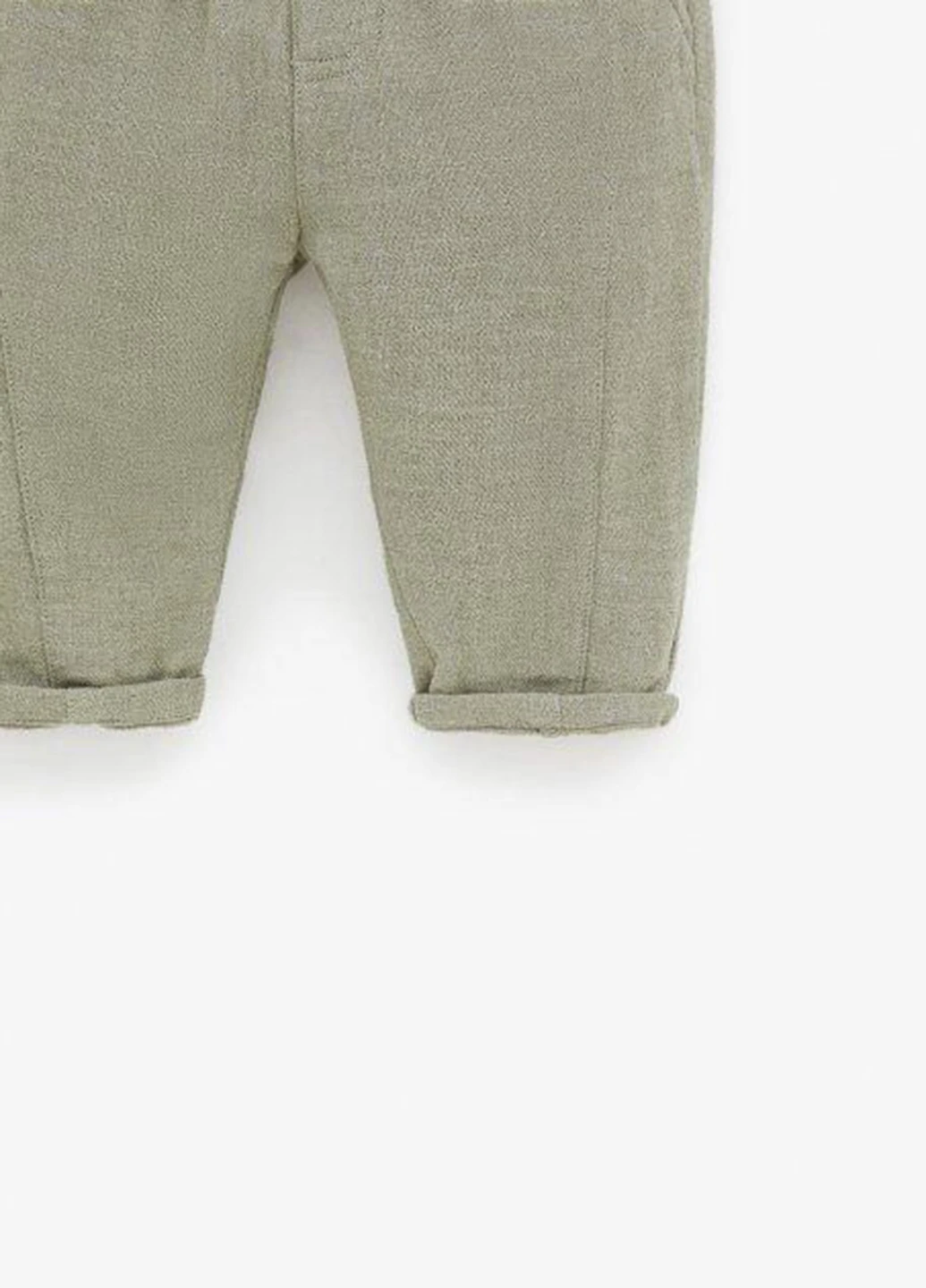 Хаки кэжуал демисезонные брюки зауженные, джоггеры Zara