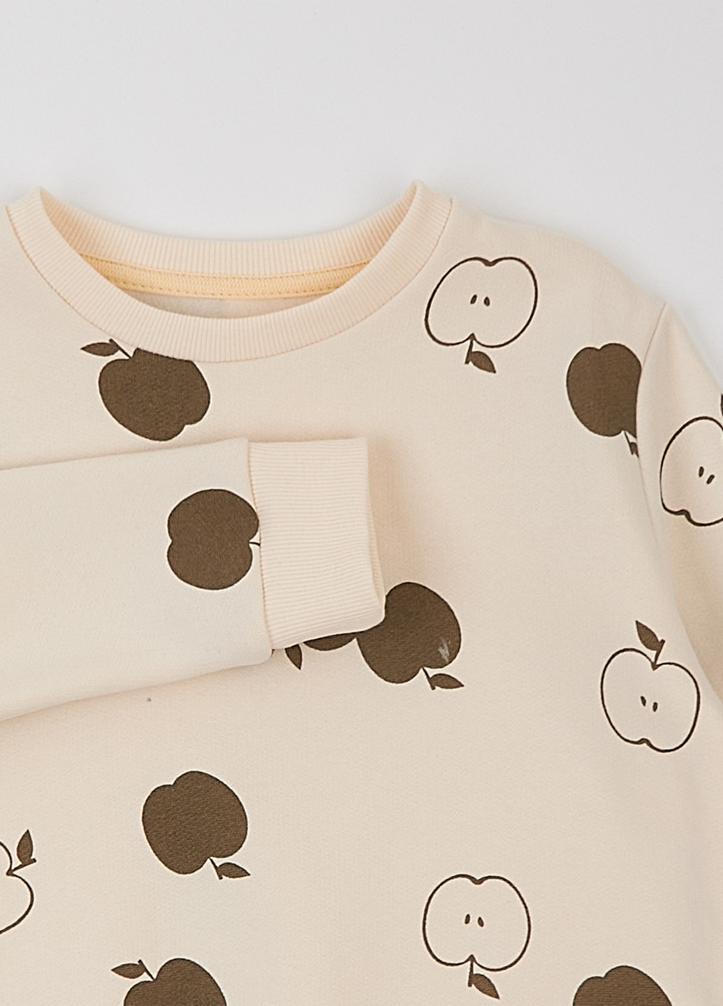 Бежевий світшот ArDoMi малюнок без декору (307510752)