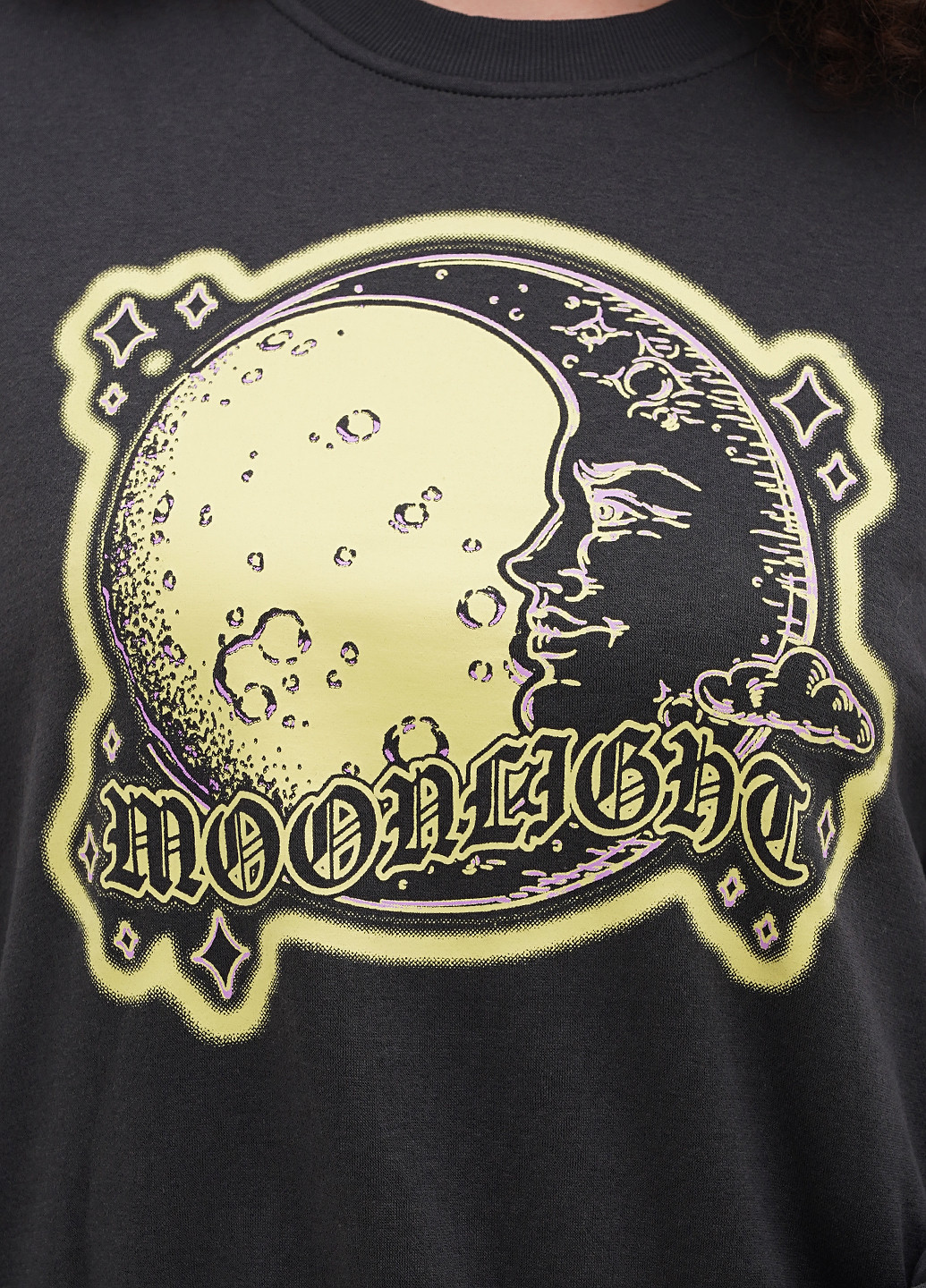 Темно-сірий світшот H&M малюнок без декору (315732799)