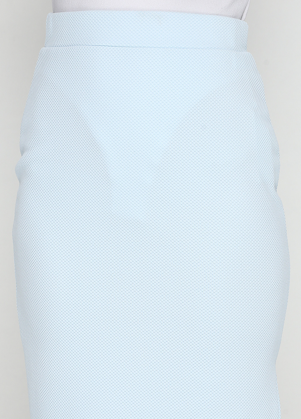 Голубая кэжуал однотонная юбка Bliss by Liz карандаш