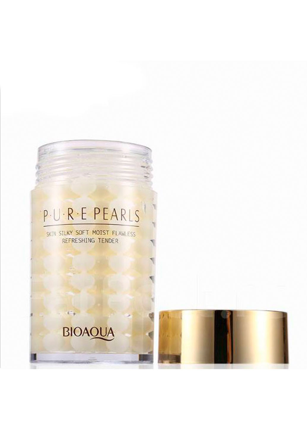 Маска нічна поживна для обличчя з натуральною перловою пудрою Pure Pearls, 120 г. (0002) Bioaqua (252562843)