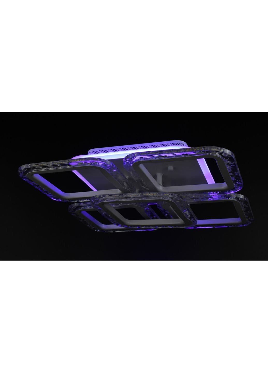 Люстра потолочная LED с пультом A2517/4+1S-RGB-wh Белый 10х38х38 см. Sunnysky (253527832)