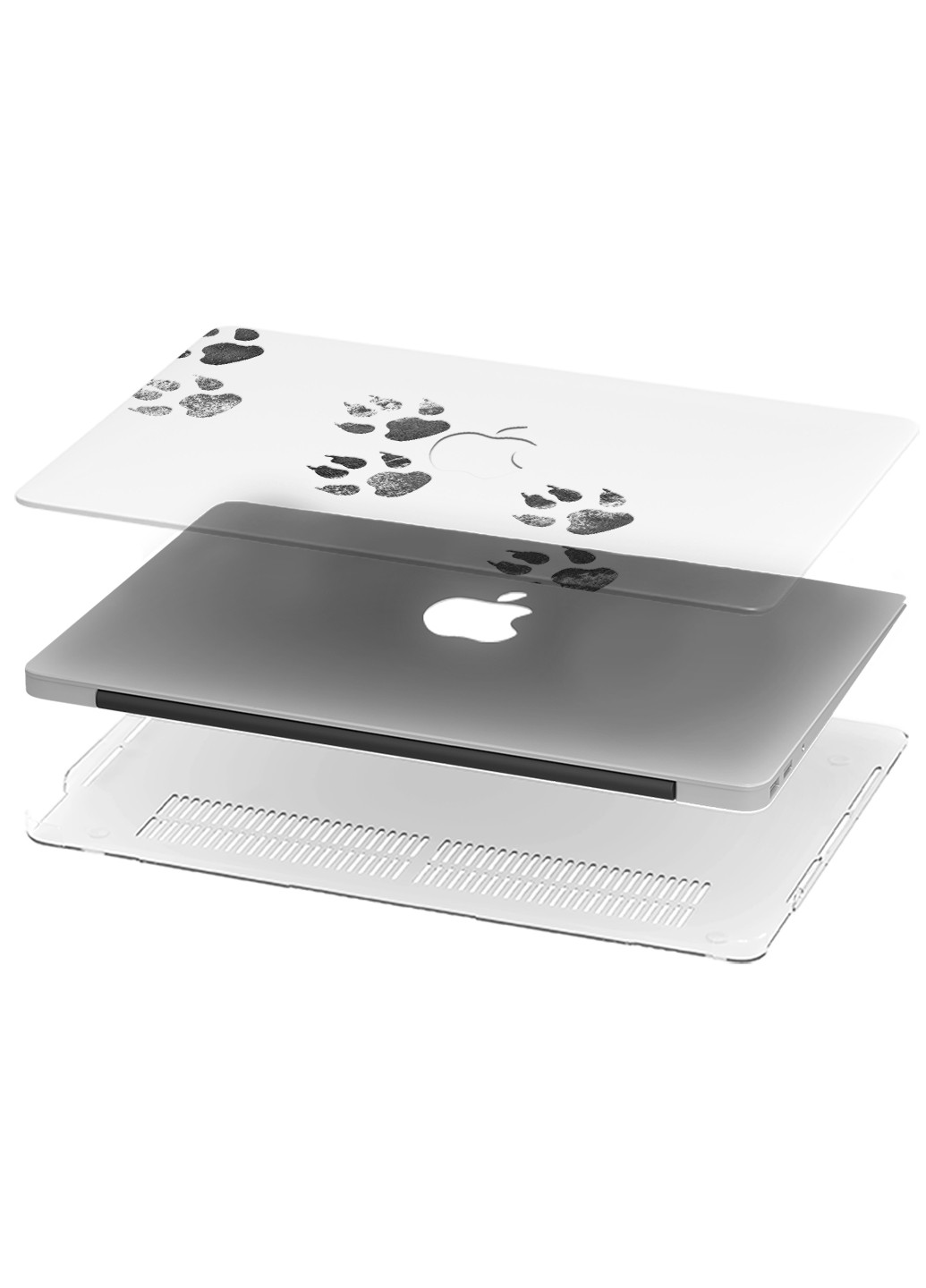 Чехол пластиковый для Apple MacBook Pro 16 A2141 Лапки (Paws) (9494-1755) MobiPrint (218508558)