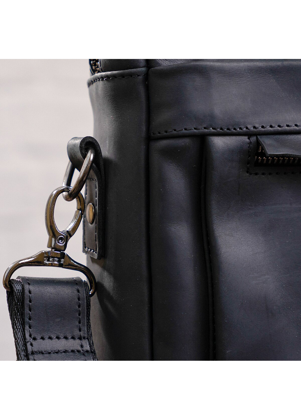 Мужская кожаная сумка 41х30х7-10 см Shvigel (252413112)